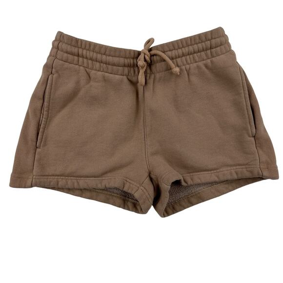 Aritzia Tna - Banded Micro Sweat Shorts in Brown - Picture 1 of 3